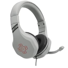 Subsonic Retro Gaming Headset gaming kabelansluten Hörlurar med microphone - Vit/Grå