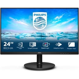 24-tum Philips 242V8LA 1920 x 1080 LED Monitor Svart