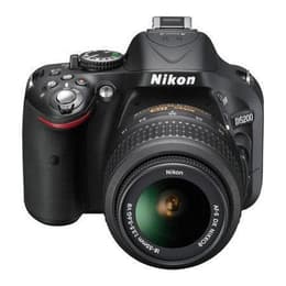 Reflex D5200 - Svart + Nikon AF-X DX Nikkor 18-55mm f/3.5-5.6GVR f/3.5-5.6
