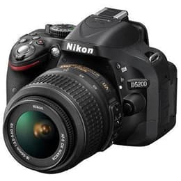 Reflex D5200 - Svart + Nikon AF-X DX Nikkor 18-55mm f/3.5-5.6GVR f/3.5-5.6
