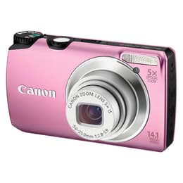 Kompakt PowerShot A3200 IS - Rosa + Canon 5X Optical Zoom 28-140mm f/2.8-5.9 f/2.8-5.9
