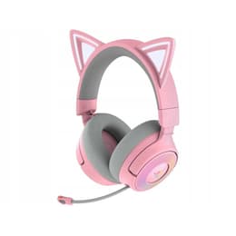 Razer Kraken Kitty V3 Pro gaming trådbunden + trådlös Hörlurar med microphone - Rosa