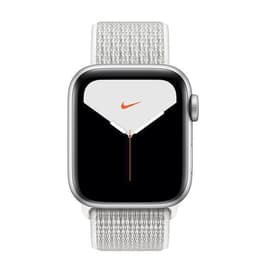 Apple Watch (Series 4) 2018 GPS 44 - Aluminium Silver - Sport-loop Grå