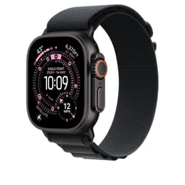 Apple Watch (2025) GPS + Mobilnät 49 mm - Titan Svart - Bergsloop Svart
