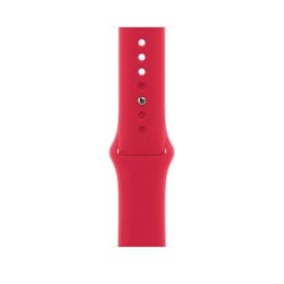 Apple Watch Series 9 (2023) GPS + Mobilnät 41 mm - Aluminium Röd - Sportband Röd