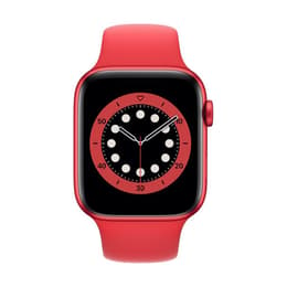 Apple Watch (Series 6) 2020 GPS + Mobilnät 40 - Aluminium Röd - Sportband Röd