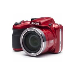 Bro PixPro AZ421 - Röd + Kodak PixPro Aspheric HD Zoom Lens 42x Wide 24-1008mm f/3-6.8 f/3-6.8