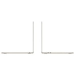 MacBook Air 15" (2023) - Apple M2 med 8-kärnig CPU och 10-kärnig grafikprocessor - 16GB RAM - SSD 256GB - AZERTY - Fransk