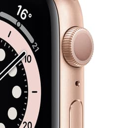 Apple Watch (Series 6) 2020 GPS + Mobilnät 44 - Aluminium Guld - Sportband Rosa