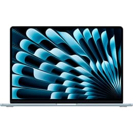MacBook Air 15" (2025) - Apple M4 med 10-kärnig CPU och 10-kärnig grafikprocessor - 24GB RAM - SSD 512GB - Standardskärm - QWERTY - Engelsk