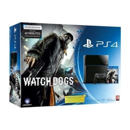 PlayStation 4 500GB - Svart + Watch Dogs