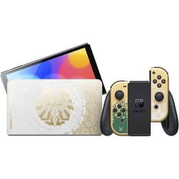 Switch OLED 64GB - Vit - Begränsad upplaga Zelda Tears Of The Kingdom +
