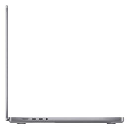 MacBook Pro 16" (2021) - Apple M1 Pro med 10-kärnig CPU och 16-kärnig grafikprocessor - 32GB RAM - SSD 1000GB - AZERTY - Fransk