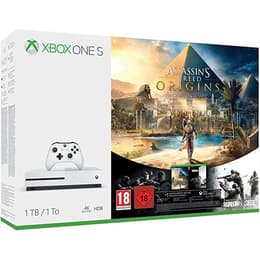Xbox One S 1000GB - Vit - Begränsad upplaga Assassin's Creed Origins + Assassin's Creed Origins + Rainbow 6
