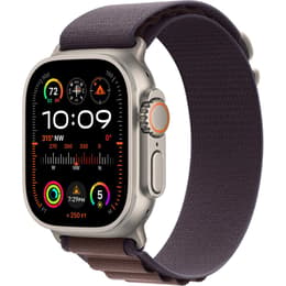 Apple Watch Ultra 2 (2023) GPS + Mobilnät 49 mm - Titan naturligt titan - Bergsloop Lila