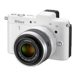 1 V1 - Vit + Nikon Hybride - Nikon 1 V1 Blanc + Nikkor 1 10-30mm f/3.8-5.6