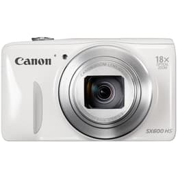 Kompakt PowerShot SX600 HS - Vit + Canon Canon Zoom Lens 18x IS 4,5-81,0mm f/3,8-6,9 f/3.8-6.9