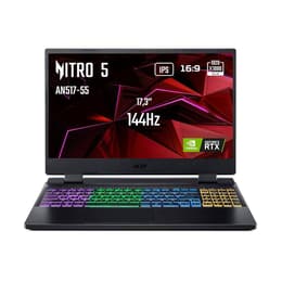 Acer Nitro 5 AN517-55-71KE 17"-tum - Core i7-12650H - 16GB - SSD 512 GBGB Nvidia GeForce RTX 4050 AZERTY - Fransk