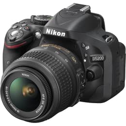 Reflex D5200 - Svart + Nikon AF-S DX Nikkor 18-55mm f/3.5-5.6G ED VR f/3.5-5.6