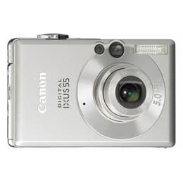Kompakt Ixus 55 - Silver + Canon Zoom optique 5.8-17.4mm f/2.8-4.9 f/2.8-4.9