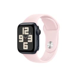 Apple Watch (Series SE) 2020 GPS 44 - Aluminium Grå - Sport loop Rosa