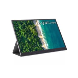 16-tum LG Gram + View 2560 x 1600 LED Monitor Svart
