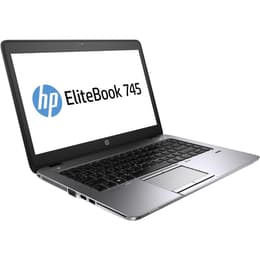HP EliteBook 745 G2 14-tum (2014) - A8-7150B - 8GB - SSD 128 GB AZERTY - Fransk