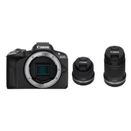 Reflex Canon EOS R50+ RF-S 18-45mm + RF-S 55-210mm f/5-7.1 IS STM - Svart + Canon RF-S IS STM f/5-7.1