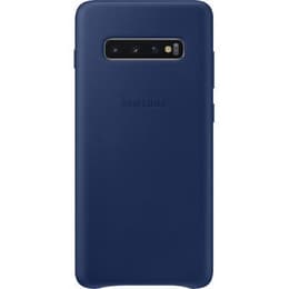 Skal Galaxy S10+ - Läder - Blå