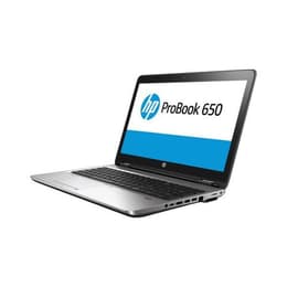 HP ProBook 650 G2 15-tum (2016) - Core i5-6300U - 8GB - SSD 256 GB AZERTY - Fransk