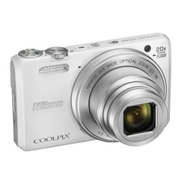 Kompakt Coolpix S7000 - Vit + Nikon Nikkor 20x Wide Optical Zoom ED VR 25-500mm f/3.4-6.5 f/3.4-6.5