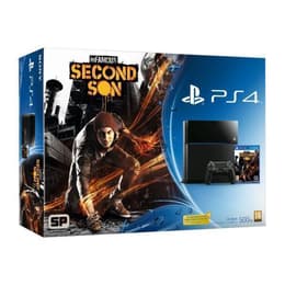 PlayStation 4 500GB - Svart + inFamous: Second Son