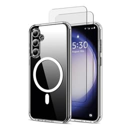 Skal Galaxy S23 fe och 2 st skärmskydd - TPU - Genomskinlig