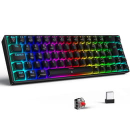 Spirit Of Gamer Keyboard AZERTY Fransk Wireless Bakgrundsbelyst tangentbord XPERT K200