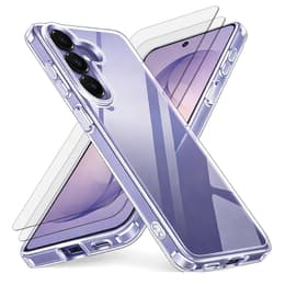Skal Galaxy S26 Plus och 2 st skärmskydd - TPU - Genomskinlig
