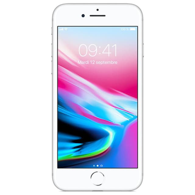 iPhone 8 128 GB - Silver - Olåst