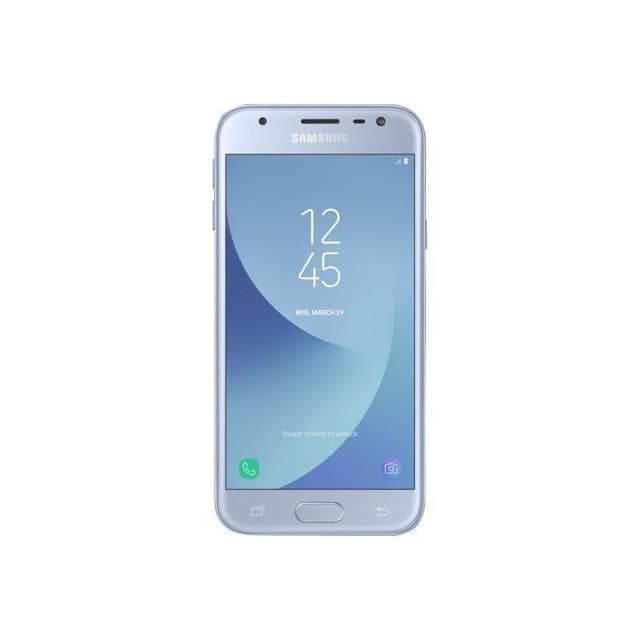 Galaxy J3 (2017) 16 GB Dubbelt SIM-Kort - Blå - Olåst