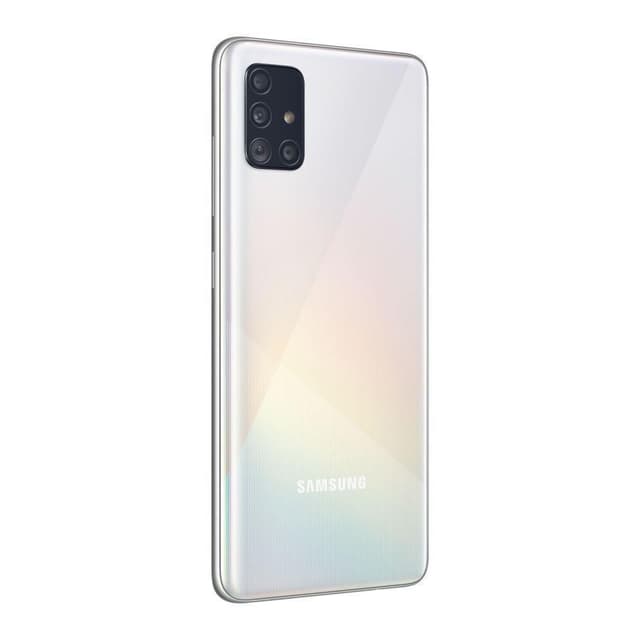 Galaxy A51 128 GB Dubbelt SIM-Kort - Vit - Olåst