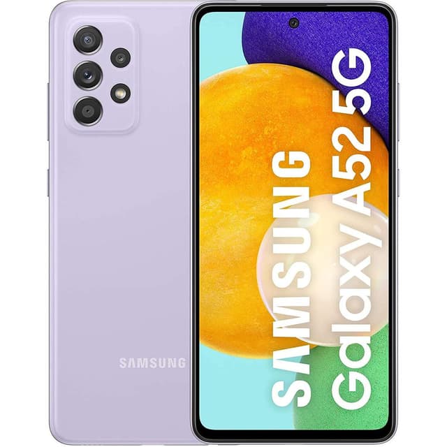 Galaxy A52 128 GB Dubbelt SIM-Kort - Lila - Olåst