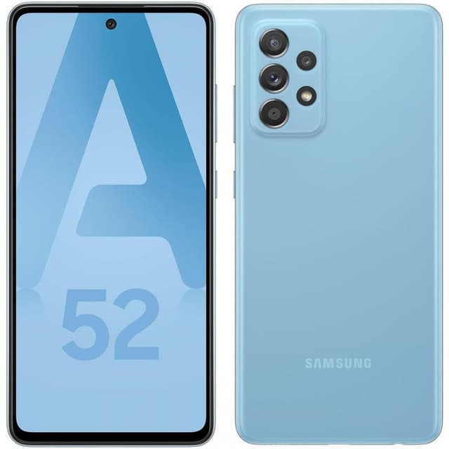 Galaxy A52 128 GB Dubbelt SIM-Kort - Blå - Olåst
