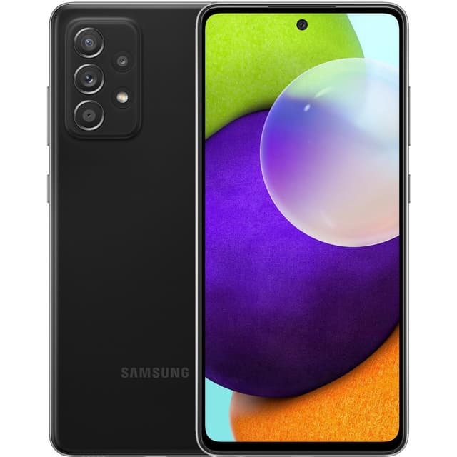Galaxy A52 128 GB Dubbelt SIM-Kort - Svart - Olåst