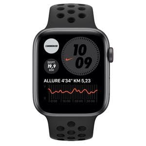 Apple Watch (Series 5) GPS 40 - Aluminium Grå utrymme - Sport Nike Antracit/svart