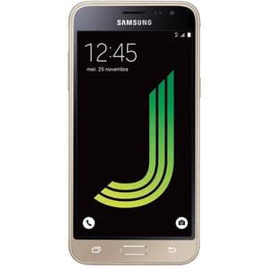 Galaxy J3 (2016) 16 GB Dubbelt SIM-Kort - Guld - Olåst